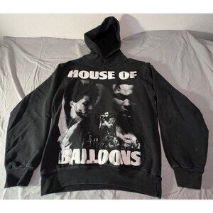The Weeknd House of Balloons Medium Black Hoodie Heavy Sweatshirt 03/21/11